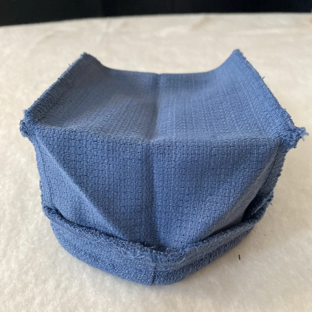 Longaberger Tarragon Booking Basket Fabric‎ Liner Cornflower Blue